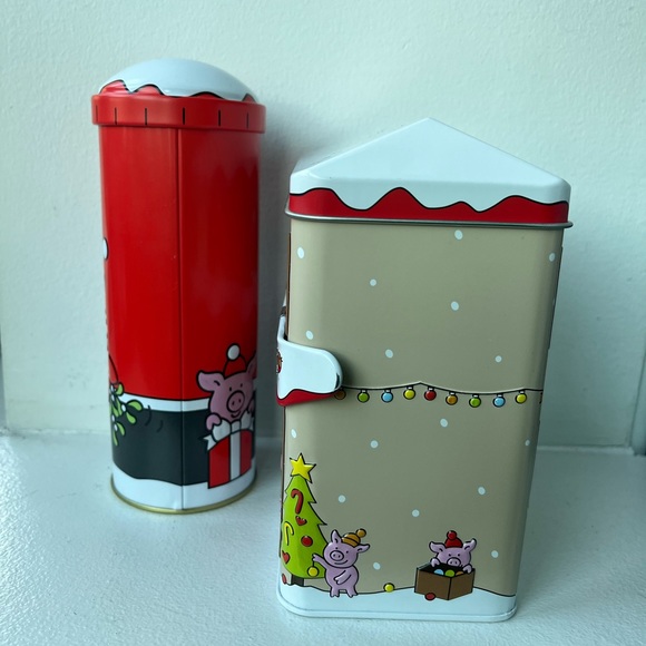 M&S Percy Piggy bank Empty Biscuit Tin - Picture 2 of 5